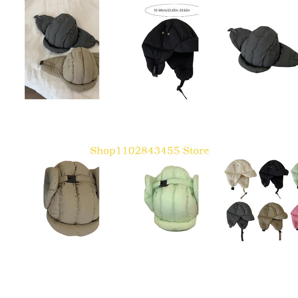 Winter Trapper Hat - 49MC 女性 バラクラバ トラッパーハット フード付き帽子 ダウンハット