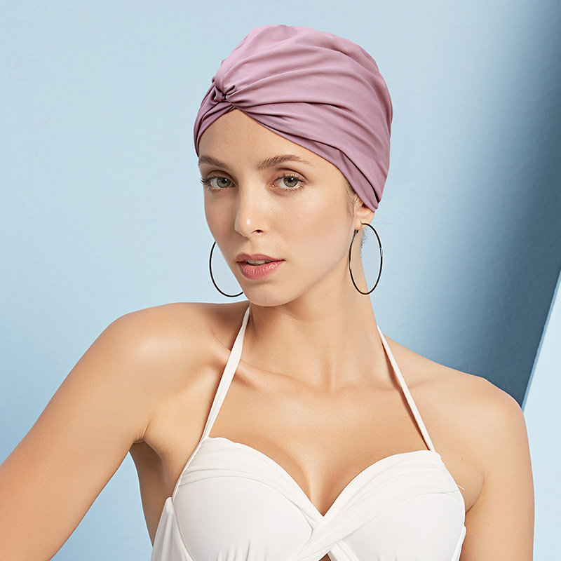 Swim Hat Silicone - 女性レディースファッションスタイリッシュな快適な水泳キャップ帽子アクセサリー防水魚尾