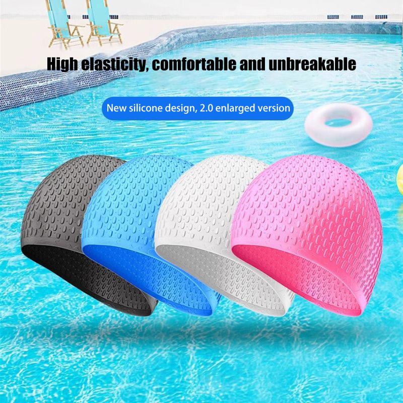 プロ仕様シリコンスイムキャップ耳保護デザイン高弾性快適水泳帽 - Swim Hat Silicone のレビューと価格