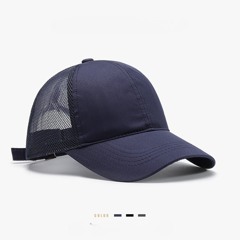 夏用ユニセックスキャップ カジュアル無地メッシュ野球帽 調節 - Dad Hat Cotton のレビューと価格