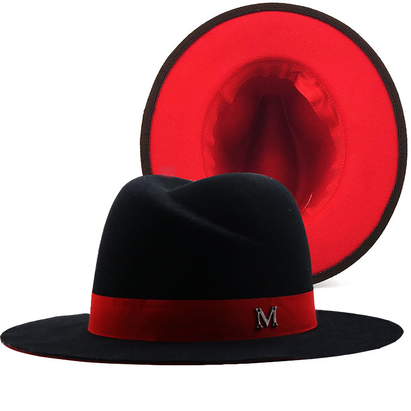 女性と男性のためのファズドラハット,薄いベルトバックル付きの - Fedora Hat Wool のレビューと価格