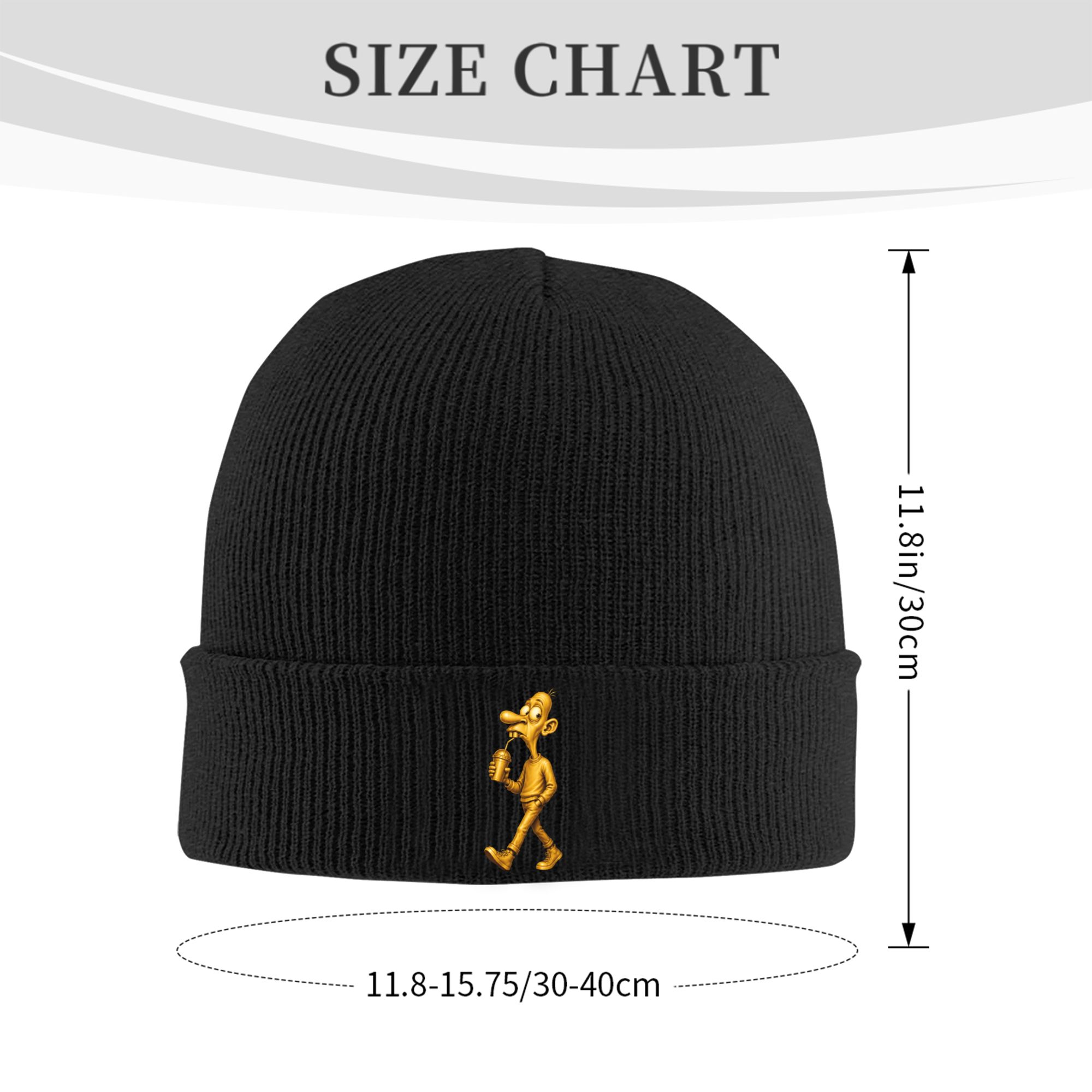 ゴールデン・ニーギー・ミーム　面白いインターネット・ブレイン - Beanie Cuffed Knit のレビューと価格