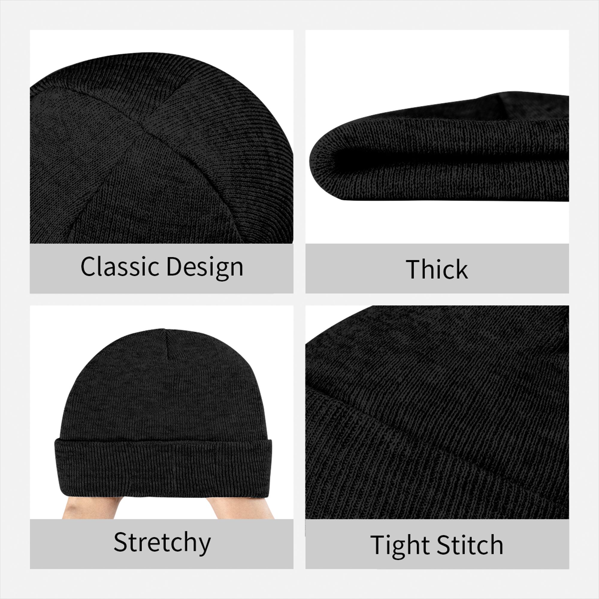 ゴールデン・ニーギー・ミーム　面白いインターネット・ブレイン - Beanie Cuffed Knit のレビューと価格