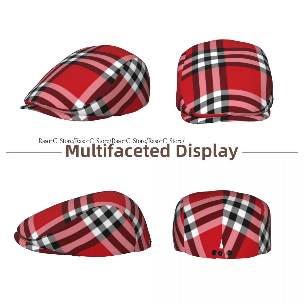 フラットキャップ メンズ レディース ニュースボーイキャップ - Newsboy Cap Ivy のレビューと価格