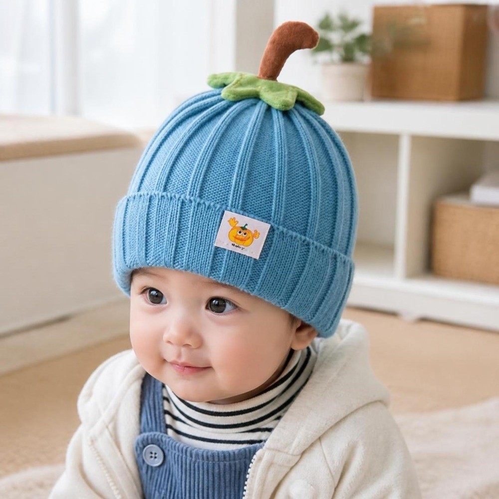 かわいいスタイルの柔らかいベビーニット帽、漫画デザイン、伸縮 - Beanie Cuffed Knit のレビューと価格