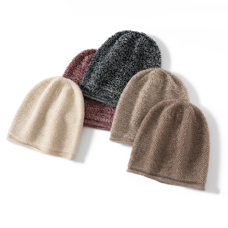 新秋冬 100%ピュアカシミヤ製 アウトドア用カフ付き暖かい - Beanie Cuffed Knit のレビューと価格