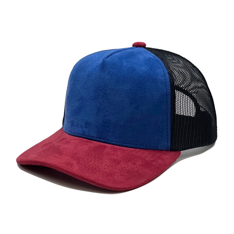 カスタムプリントPUレザーラベルロゴスエードカラーブロック野 - Baseball Cap Structured のレビューと価格