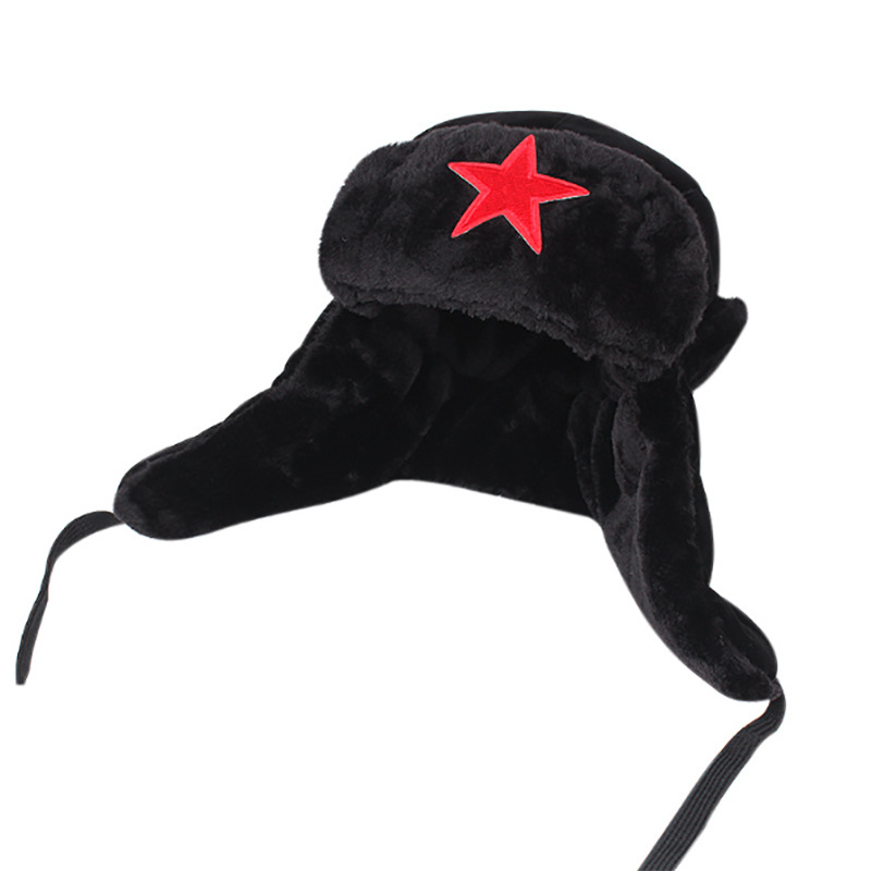 冬サイクリング防風キャップ女性用耳当て付き暖かい綿帽子屋外五 - Winter Trapper Hat のレビューと価格