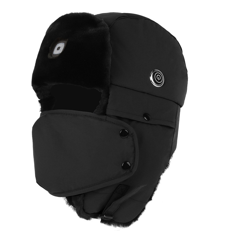 USB充電式厚手の加熱スキーハット – LEDライト付き冬用 - Winter Trapper Hat のレビューと価格