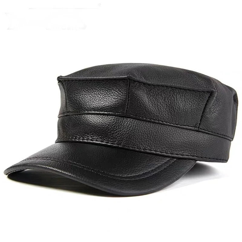 冬の女性のための革の帽子,オリジナルの革の帽子,卸売,綿のカ - Baseball Cap Structured のレビューと価格
